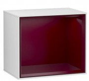 Стелаж для ванної Villeroy & Boch Finion 41,8х35,6х27 см з підсвічуванням МДФ білий матовий лак/півон матовий лак G580HBMT