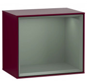 Стеллаж для ванной Villeroy & Boch Finion 41,8х35,6х27 см с подсветкой МДФ пион матовый лак/оливковый матовый лак G580GMHB