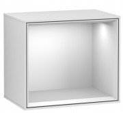 Стеллаж для ванной Villeroy & Boch Finion 41,8х35,6х27 см с подсветкой МДФ белый матовый лак G580MTMT