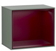 Стелаж для ванної Villeroy & Boch Finion 41,8х35,6х27 см з підсвічуванням МДФ оливковий матовий лак/півон матовий лак G580HBGM