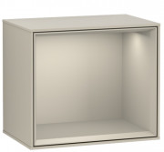 Стеллаж для ванной Villeroy & Boch Finion 41,8х35,6х27 см с подсветкой МДФ песок матовый лак G580HHHH