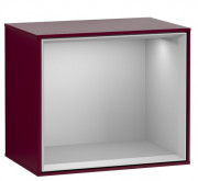 Стелаж для ванної Villeroy & Boch Finion 41,8х35,6х27 см з підсвічуванням МДФ півонія матовий лак/світло-сірий матовий лак F590GJHB