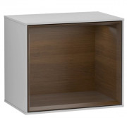 Стелаж для ванної Villeroy & Boch Finion 41,8х35,6х27 см з підсвічуванням МДФ світло-сірий матовий лак/шпон волоського горіха F590GNGJ