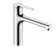 Смеситель для кухни с выдвижной лейкой Hansgrohe Zesis M33 160 однорычажный хром 74801000