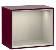 Стеллаж для ванной Villeroy & Boch Finion 41,8х35,6х27 см с подсветкой МДФ пион матовый лак/песок матовый лак F590HHHB