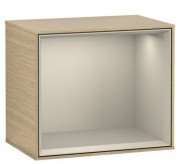 Стеллаж для ванной Villeroy & Boch Finion 41,8х35,6х27 см с подсветкой ДСП шпон дуба/песок матовый лак F590HHPC