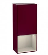 Шафка для ванної Villeroy & Boch Finion 41,8х93,6х27 см петлі праворуч з підсвічуванням МДФ півонія матовий лак/пісок матовий лак G550HHHB