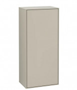 Шафка для ванної Villeroy & Boch Finion 41,8х93,6х27 см петлі зліва з підсвічуванням МДФ пісок матовий лак G56000HH