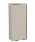 Шкафчик для ванной Villeroy & Boch Finion 41,8х93,6х27 см петли слева с подсветкой МДФ песок матовый лак G56000HH