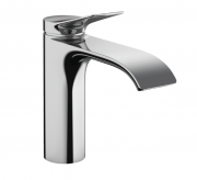 Смеситель для раковины Hansgrohe Vivenis 110 CoolStart однорычажный со сливным гарнитуром хром 75023000