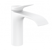 Змішувач для раковини Hansgrohe Vivenis 110 CoolStart одноважільний білий матовий 75024700