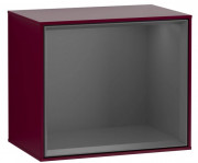 Стелаж для ванної Villeroy & Boch Finion 41,8х35,6х27 см з підсвічуванням МДФ півонія матовий лак/антрацит матовий лак G590GKHB