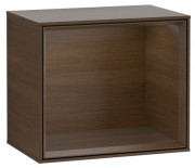 Стелаж для ванної Villeroy & Boch Finion 41,8х35,6х27 см з підсвічуванням ДСП шпон волоського горіха G590GNGN