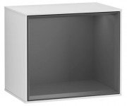 Стелаж для ванної Villeroy & Boch Finion 41,8х35,6х27 см з підсвічуванням МДФ білий матовий лак/антрацит матовий лак G590GKMT