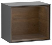 Стелаж для ванної Villeroy & Boch Finion 41,8х35,6х27 см з підсвічуванням МДФ антрацит матовий лак/шпон волоського горіха G590GNGK