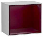 Стеллаж для ванной Villeroy & Boch Finion 41,8х35,6х27 см с подсветкой МДФ светло-серый матовый лак/пион матовый лак G590HBGJ