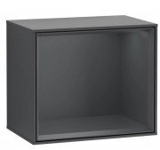 Стеллаж для ванной Villeroy & Boch Finion 41,8х35,6х27 см с подсветкой МДФ темно-синий матовый лак G590HGHG