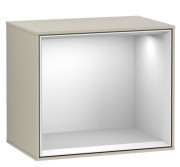 Стелаж для ванної Villeroy & Boch Finion 41,8х35,6х27 см з підсвічуванням МДФ пісок матовий лак/білий матовий лак G590MTHH