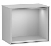 Стеллаж для ванной Villeroy & Boch Finion 41,8х35,6х27 см МДФ светло-серый матовый лак FD10GJGJ