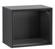 Стелаж для ванної Villeroy & Boch Finion 41,8х35,6х27 см з підсвічуванням МДФ темно-синій матовий лак/чорний матовий лак G590PDHG