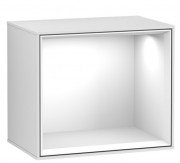 Стеллаж для ванной Villeroy & Boch Finion 41,8х35,6х27 см МДФ белый матовый лак/глянцевый белый лак FD10GFMT