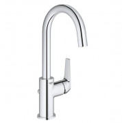 Смеситель для раковины Grohe BauFlow однорычажный с донным клапаном хром 23753000