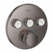 Термостат для душу прихованого монтажу Grohe Grohtherm SmartControl графіт темний глянсовий 29121A00