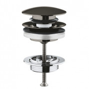 Донний клапан для раковини Grohe 1¼ темний графіт 65807AL0