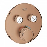 Термостат для душа скрытого монтажа Grohe Grohtherm SmartControl 2 выхода теплый закат матовый 29119DL0
