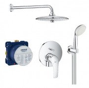 Душова система прихованого монтажу Grohe Eurosmart з верхнім душем Euphoria 260 хром 34614SC4