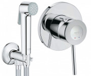 Гігієнічний душ із змішувачем прихованого монтажу Grohe BauClassic з Tempesta-F хром 2904800S