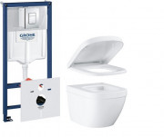 Комплект инсталляции Grohe Rapid SL c унитазом с сиденьем и клавишей Skate Cosmopolitan 39206CB0