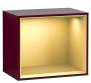 Стеллаж для ванной Villeroy & Boch Finion 41,8х35,6х27 см МДФ пион матовый лак/золотой матовый лак FD10HFHB