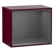 Стелаж для ванної Villeroy & Boch Finion 41,8х35,6х27 см МДФ півонія матовий лак/антрацит матовий лак FD10GKHB