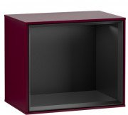 Стелаж для ванної Villeroy & Boch Finion 41,8х35,6х27 см МДФ півонія матовий лак/чорний матовий лак FD10PDHB