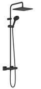 Душова стійка Hansgrohe Vernis Blend Showerpipe 240 із термостатом чорний матовий 26427670