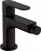 Змішувач для біде Hansgrohe Rebris S одноважільний із зливним гарнітуром чорний матовий 72210670