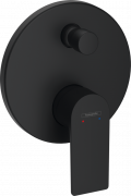 Смеситель скрытого монтажа Hansgrohe Rebris E однорычажный черный матовый 72469670