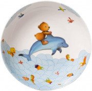 Глубока тарілка дитяча Villeroy & Boch New Happy as a Bear 18,5 см преміум порцеляна 14-8664-2752