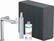 Смеситель для кухни Hansgrohe Aqittura M91 SodaSystem 240 однорычажный стартовый набор хром 76810000