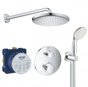Душевая система скрытого монтажа Grohe Grohtherm с верхним душем Tempesta 250 хром UA26416SC0
