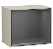 Стеллаж для ванной Villeroy & Boch Finion 41,8х35,6х27 см МДФ песок матовый лак/антрацит матовый лак FD10GKHH