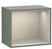 Стелаж для ванної Villeroy & Boch Finion 41,8х35,6х27 см МДФ оливковий матовий лак/пісок матовий лак FD10HHGM