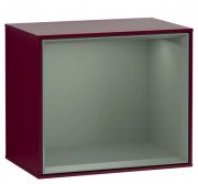 Стелаж для ванної Villeroy & Boch Finion 41,8х35,6х27 см МДФ півонія матовий лак/оливковий матовий лак FD10GMHB