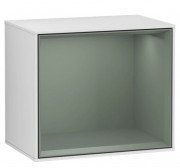 Стеллаж для ванной Villeroy & Boch Finion 41,8х35,6х27 см МДФ белый матовый лак/оливковый матовый лак FD10GMMT