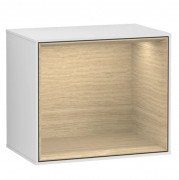 Стеллаж для ванной Villeroy & Boch Finion 41,8х35,6х27 см МДФ белый матовый лак/шпон дуба FD10PCMT