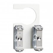 Кріплення гофротруби до шинопроводу Schneider Electric OptiLine 45 сталь білий ISM20815