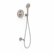 Душова система прихованого монтажу Tres Study Exclusive з виливом та одноважільним змішувачем сталь 26228060AC