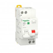 Дифференциальный автоматический выключатель Schneider Electric Resi9 20А 1P+N 6кA С 30мA тип AС R9D25620