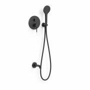 Душова система прихованого монтажу Tres Study Exclusive з виливом і змішувачем одноважельним чорний матовий 26228060NM